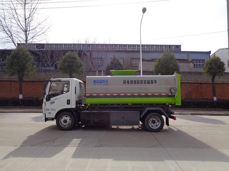 XZL5125ZZZBEV型純電動(dòng)自裝卸式垃圾車